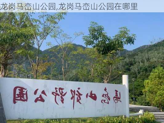 龙岗马峦山公园,龙岗马峦山公园在哪里