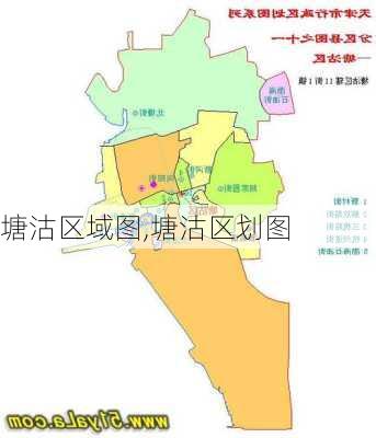 塘沽区域图,塘沽区划图