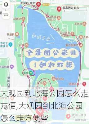 大观园到北海公园怎么走方便,大观园到北海公园怎么走方便些