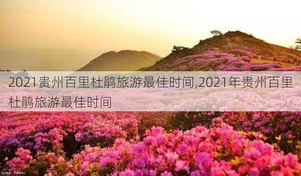 2021贵州百里杜鹃旅游最佳时间,2021年贵州百里杜鹃旅游最佳时间