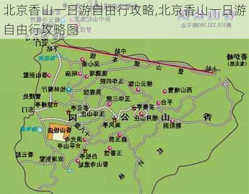 北京香山一日游自由行攻略,北京香山一日游自由行攻略图