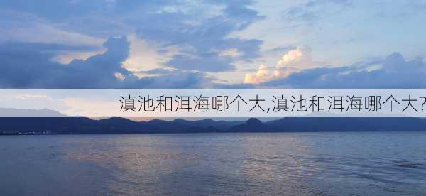 滇池和洱海哪个大,滇池和洱海哪个大?