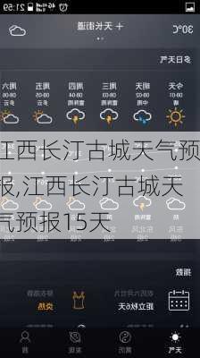 江西长汀古城天气预报,江西长汀古城天气预报15天