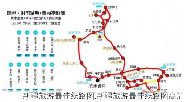 新疆旅游最佳线路图,新疆旅游最佳线路图高清