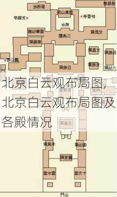 北京白云观布局图,北京白云观布局图及各殿情况