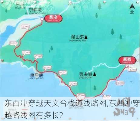 东西冲穿越天文台栈道线路图,东西冲穿越路线图有多长?