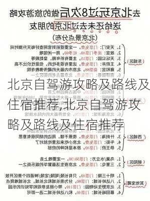 北京自驾游攻略及路线及住宿推荐,北京自驾游攻略及路线及住宿推荐