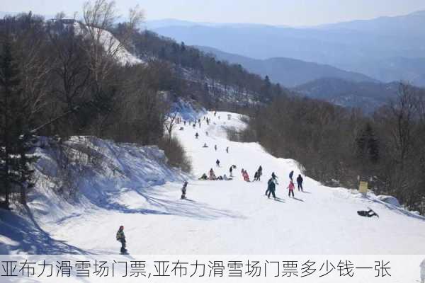 亚布力滑雪场门票,亚布力滑雪场门票多少钱一张