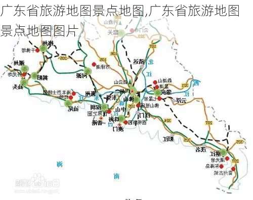 广东省旅游地图景点地图,广东省旅游地图景点地图图片