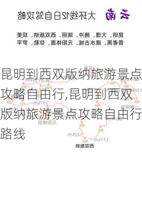 昆明到西双版纳旅游景点攻略自由行,昆明到西双版纳旅游景点攻略自由行路线