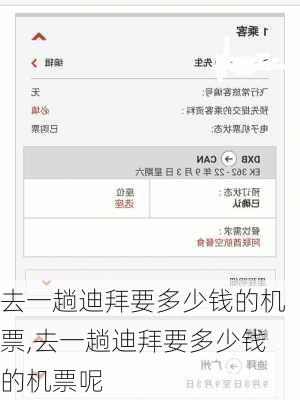 去一趟迪拜要多少钱的机票,去一趟迪拜要多少钱的机票呢
