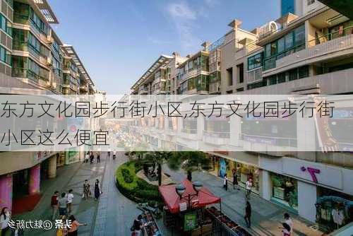 东方文化园步行街小区,东方文化园步行街小区这么便宜