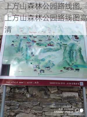 上方山森林公园路线图,上方山森林公园路线图高清