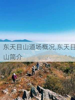 东天目山道场概况,东天目山简介