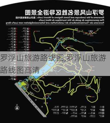 罗浮山旅游路线图,罗浮山旅游路线图高清