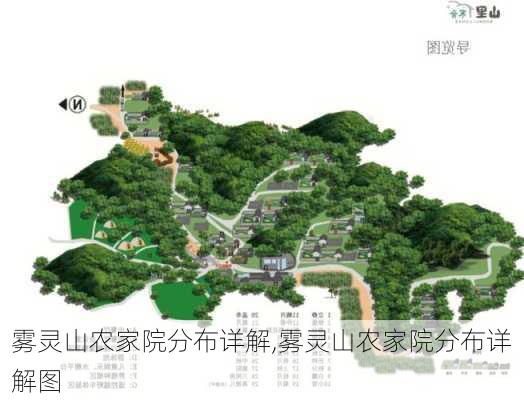 雾灵山农家院分布详解,雾灵山农家院分布详解图