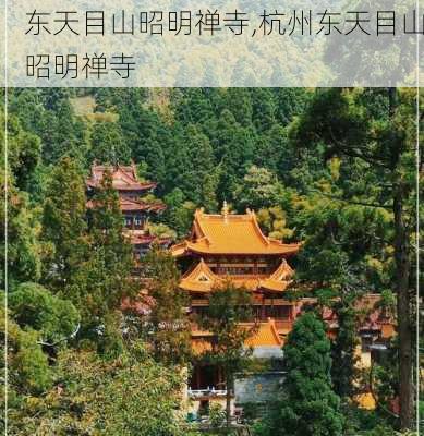 东天目山昭明禅寺,杭州东天目山昭明禅寺