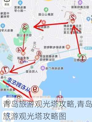 青岛旅游观光塔攻略,青岛旅游观光塔攻略图