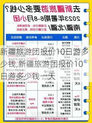 新疆旅游团报价10日游多少钱,新疆旅游团报价10日游多少钱一天