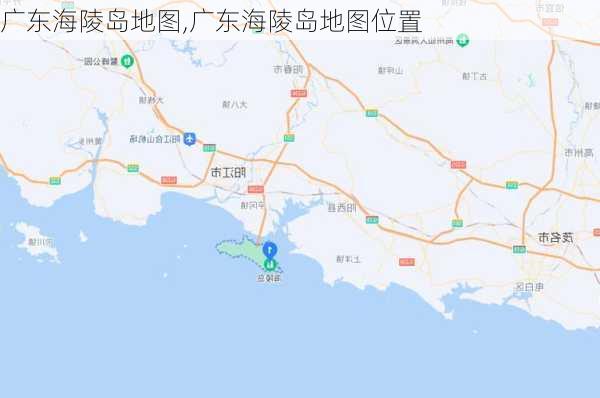 广东海陵岛地图,广东海陵岛地图位置