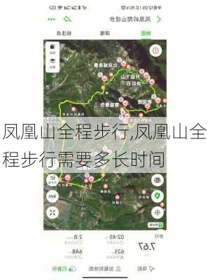 凤凰山全程步行,凤凰山全程步行需要多长时间