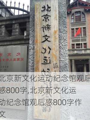 北京新文化运动纪念馆观后感800字,北京新文化运动纪念馆观后感800字作文