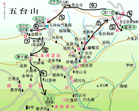 五台山一日自驾攻略,五台山一日自驾攻略路线