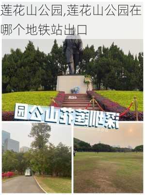 莲花山公园,莲花山公园在哪个地铁站出口