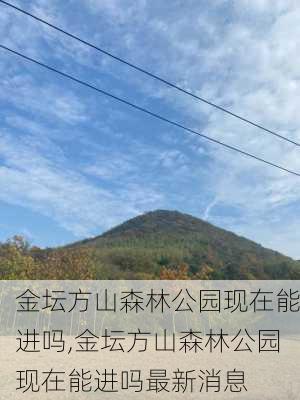 金坛方山森林公园现在能进吗,金坛方山森林公园现在能进吗最新消息