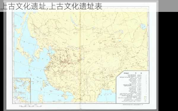 上古文化遗址,上古文化遗址表