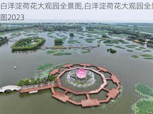 白洋淀荷花大观园全景图,白洋淀荷花大观园全景图2023