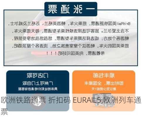 欧洲铁路通票 折扣码 EURAIL5,欧洲列车通票