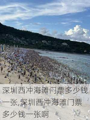 深圳西冲海滩门票多少钱一张,深圳西冲海滩门票多少钱一张啊