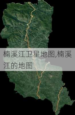 楠溪江卫星地图,楠溪江的地图