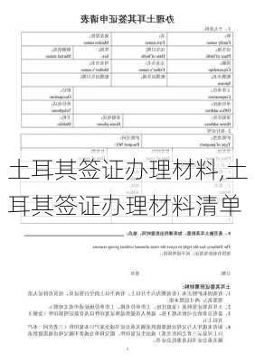 土耳其签证办理材料,土耳其签证办理材料清单