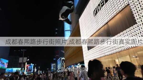 成都春熙路步行街照片,成都春熙路步行街真实图片