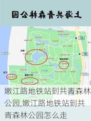 嫩江路地铁站到共青森林公园,嫩江路地铁站到共青森林公园怎么走