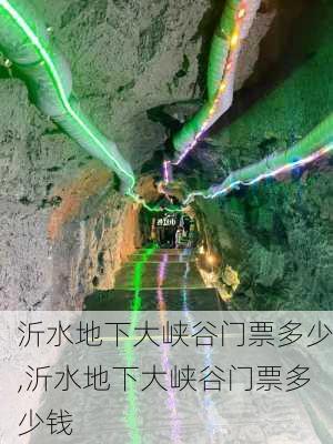 沂水地下大峡谷门票多少,沂水地下大峡谷门票多少钱