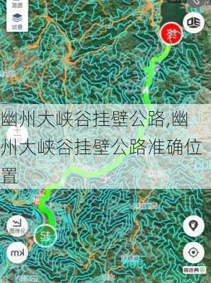 幽州大峡谷挂壁公路,幽州大峡谷挂壁公路准确位置