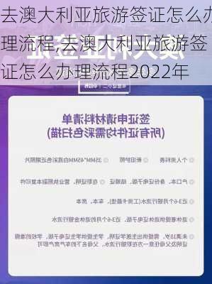 去澳大利亚旅游签证怎么办理流程,去澳大利亚旅游签证怎么办理流程2022年