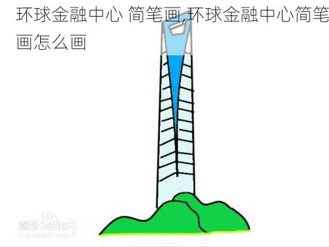 环球金融中心 简笔画,环球金融中心简笔画怎么画