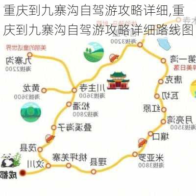 重庆到九寨沟自驾游攻略详细,重庆到九寨沟自驾游攻略详细路线图