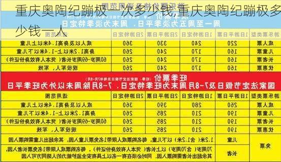 重庆奥陶纪蹦极一次多少钱,重庆奥陶纪蹦极多少钱一人