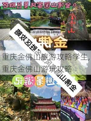 重庆金佛山旅游攻略学生,重庆金佛山游玩攻略