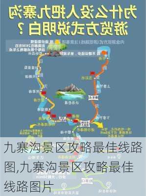 九寨沟景区攻略最佳线路图,九寨沟景区攻略最佳线路图片