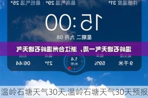 温岭石塘天气30天,温岭石塘天气30天预报