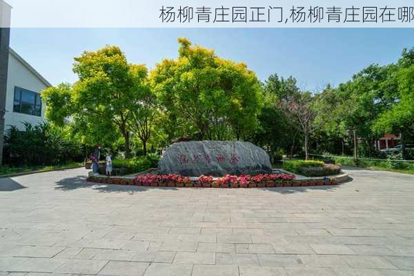 杨柳青庄园正门,杨柳青庄园在哪