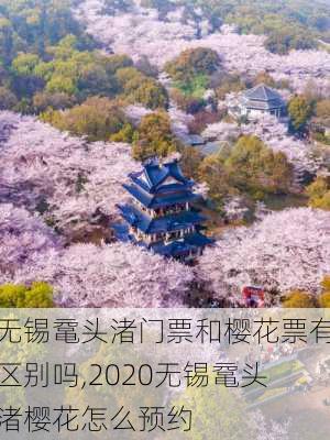 无锡鼋头渚门票和樱花票有区别吗,2020无锡鼋头渚樱花怎么预约