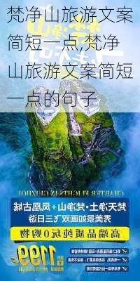 梵净山旅游文案简短一点,梵净山旅游文案简短一点的句子