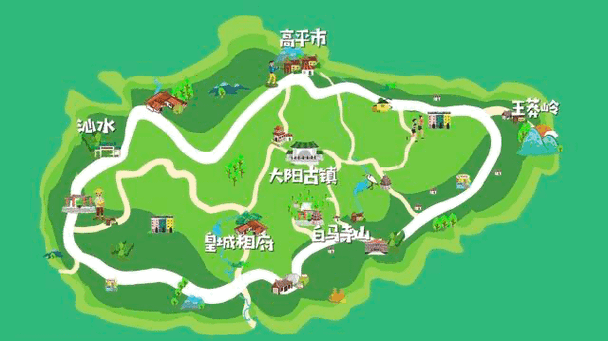 晋城旅游路线规化图,晋城旅游路线规化图高清